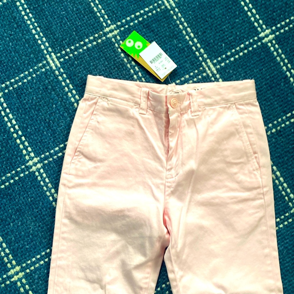 Jcrew crewcuts pink slim cut pants sz 8